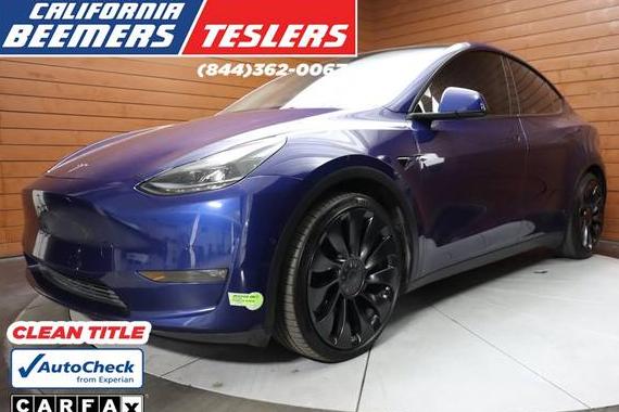 TESLA MODEL Y 2022 7SAYGDEF3NF457187 image